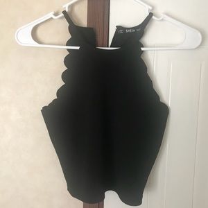 Shein scallop shirt